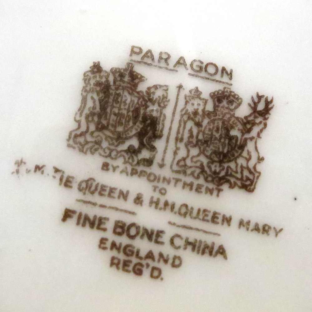 Paragon Spring Melody Cake Serving Plate Double Warrant Fine Bone China England - Picture 5 of 5